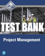Test Bank For Project Management 3rd Edition All Chapters
