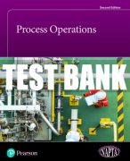 Test Bank For Process Operations 2nd Edition All Chapters