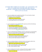 ATI PEDS PROCTORED EXAM FORM A,B,C QUESTIONS AND WELL ELABORATED ANSWERS 2023-2024 UPDATE ALREADY A GRADED WITH EXPERT FEEDBACK|BRAND NEW!!
