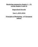 HU - complete marketing summary