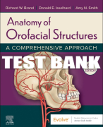 Test Bank For Anatomy of Orofacial Structures, 9th - 2024 All Chapters