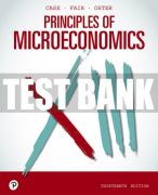 Test Bank For Principles of Microeconomics 13th Edition All Chapters