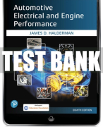 Test Bank For Automotive Electrical and Engine Performance 8th Edition All Chapters