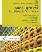 Samenvatting grondslagen van auditing & assurance H1,3,4,5,7,8,9,10