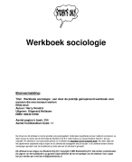 Werkboek sociologie Samenvatting 
