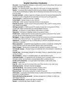 English Vocabulary Chapter 35-66