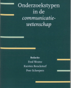 Onderzoekstypen in de communicatiewetenschap Samenvatting 