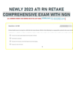 2023 NSG 6001 FINAL REVIEW EXAM WTH QUESTIONS AND ANSWERS GRADED GUARANTEED A++.