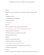 UOP NRP507 Week 5 Quiz Latest (NRP507 Advanced Pharmacology)