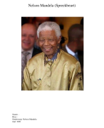 Spreekbeurt/verslag: Nelson Mandela