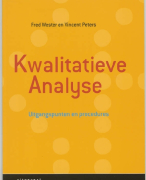 Kwalitatieve analyse Samenvatting 