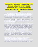 FISDAP AIRWAYS PRACTICE EXAMS BUNDLED TOGETHER,BEST QUESTIONS AND DETAILED CORRECT ANSWERS/GRADED A+,DOWNLOAD!!!