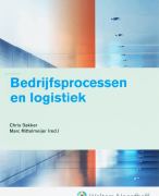 Bedrijfsprocessen logistiek Samenvatting