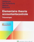 Elementaire theorie accountantscontrole Toepassingen Samenvatting 
