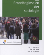 Grondbeginselen der sociologie Samenvatting 