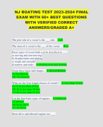 NJ BOATING TEST 2023-2024 FINAL  EXAM WITH 60+ BEST QUESTIONS  WITH VERIFIED CORRECT  ANSWERS/GRADED A+