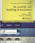 De praktijk van auditing & assurance Samenvatting 