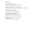 English Poem