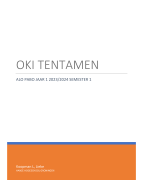Alle leerstof voor OKI1 tentamen