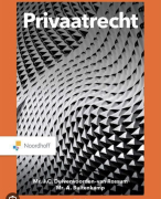 Samenvatting: Privaatrecht (3e druk) H1 en H5 t/m H8. ISBN: 9789001747633 