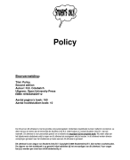 Policy Samenvatting 