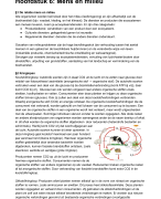 Samenvatting Thema 6 Mens en milieu - Biologie voor jou 4 VWO