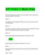 ATI TEAS 7: Math Prep   ATI TEAS 7: Math Prep   ATI TEAS 7: Math Prep   ATI TEAS 7: Math Prep   ATI TEAS 7: Math Prep   