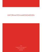 examentaak informatievaardigheden (16/20)