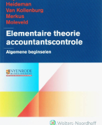 Elementaire theorie accountantscontrole Samenvatting 