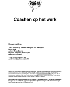Coachen op het werk Samenvatting 