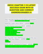 OMVIC CHAPTER 1-18 LATEST 2023/2024 EXAM WITH 60 QUESTION AND CORRECT ANSWERS/GRADED A+ 