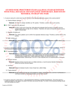 ATI MED SURG PROCTORED EXAM 2023 REAL EXAM QUESTIONS WITH WELL DETAILED AND EXPLANED ANSWER KEY. BES