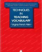 Techniques in Teaching Vocabulary, Chapter two