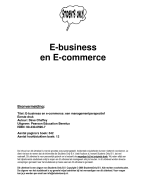 E-business en e-commerce Samenvatting 