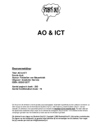 AO en ICT Samenvatting 