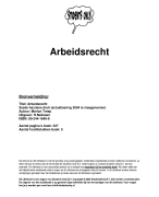 Arbeidsrecht Samenvatting 