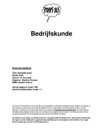 Bedrijfskunde Samenvatting 