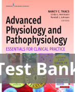 Advanced Physiology and Pathophysiology Essentials for Clinical Practice 1st Edition Tkacs Test Bank