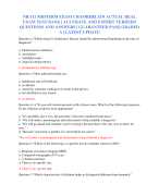 NR 511 MIDTERM EXAM CHAMBERLAIN ACTUAL REAL EXAM TEST BANK | ACCURATE AND EXPERT VERIFIED QUESTIONS AND ANSWERS | GUARANTEED PASS| GRADED A | LATEST UPDATE