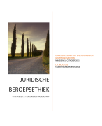 Juridisch beroepsethiek (cijfer: 6)