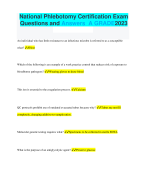 ATI Comprehessive predictor 2023  Exam ( full180) Question and Answers 100% Guaranteed  PASS!!                              