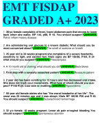 NEW!! 2023-2024 Hondros Nur 155 Test (1) Correct Questions and Answers Graded A+.