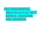 2023 HESI-MENTAL-HEALTH-rn-v1-v3- TEST BANK Q	UESTIONS AND ANSWERS 