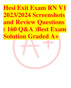 NURS 6501- ADVANCED PATHOPHYSIOLOGY FINAL EXAM 20222024 FORM B/NURS 6501 ADVANCED PATHOPHYSIOLOGY  FINAL EXAM FORM B 100 REAL EXAM QUESTIONS AND  ANSWERS/GRADED A+      • Question 1 