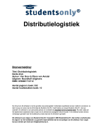 Distributielogistiek Samenvatting 