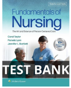 Test Bank for Fundamentals of Nursing 10th edition by Taylor All Chapters (1-47) | A+ ULTIMATE GUIDE