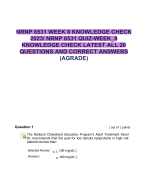 NRNP 6531 WEEK 8 KNOWLEDGE 