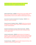  DYSPHAGIA FINAL EXAM QUESTIONS AND CORRECT ANSWERS(COMPLETE ANSWERS)|GRADED A+