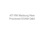 ATI RN Medsurg New Proctored EXAM Q&A