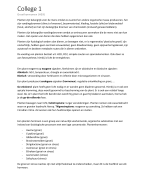 Biologie van het organisme: plant